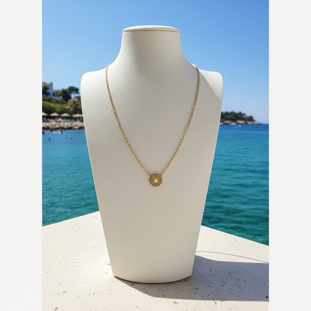 Collier Soleil Perlé