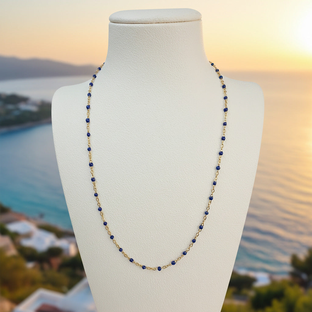 Collier Corniche Bleu Marine