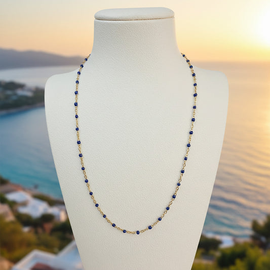 Collier Corniche Bleu Marine