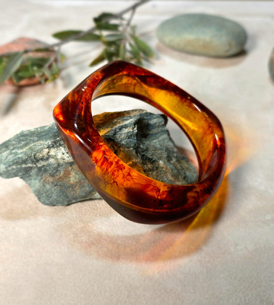 Bracelet Jonc Frioul Ambre