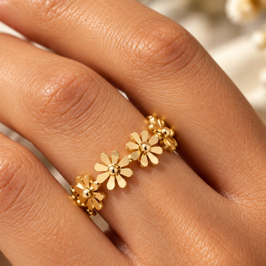 Bague Jardin Fleuri