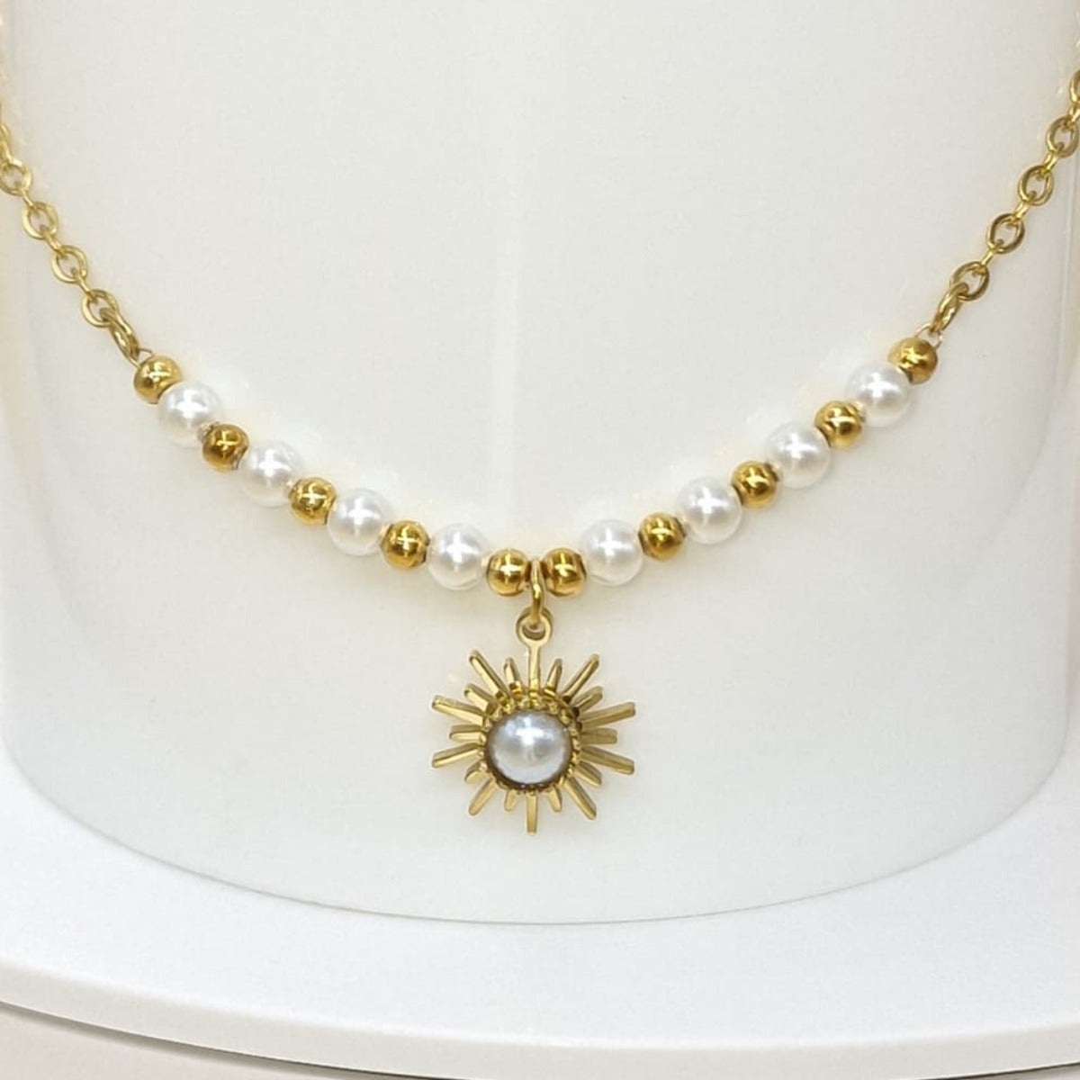 bracelet soleil blanc