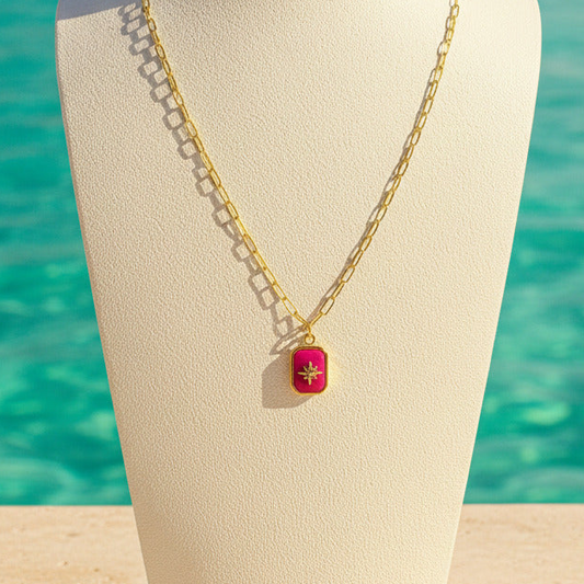 Collier Rosa Étoile