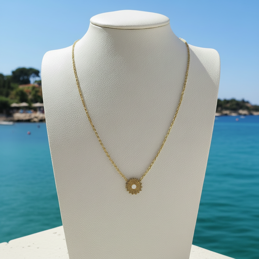 Collier Soleil Perlé