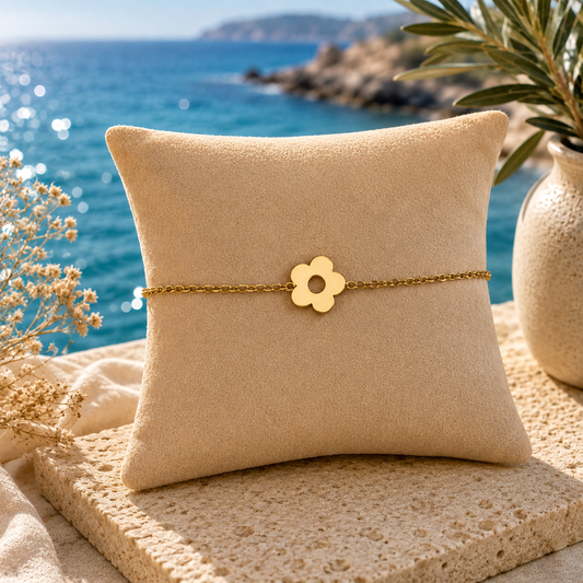 Bracelet Marguerite Dorée